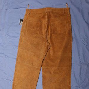 Wilsons M Julian Pattern Suede Pants Men's Size 38